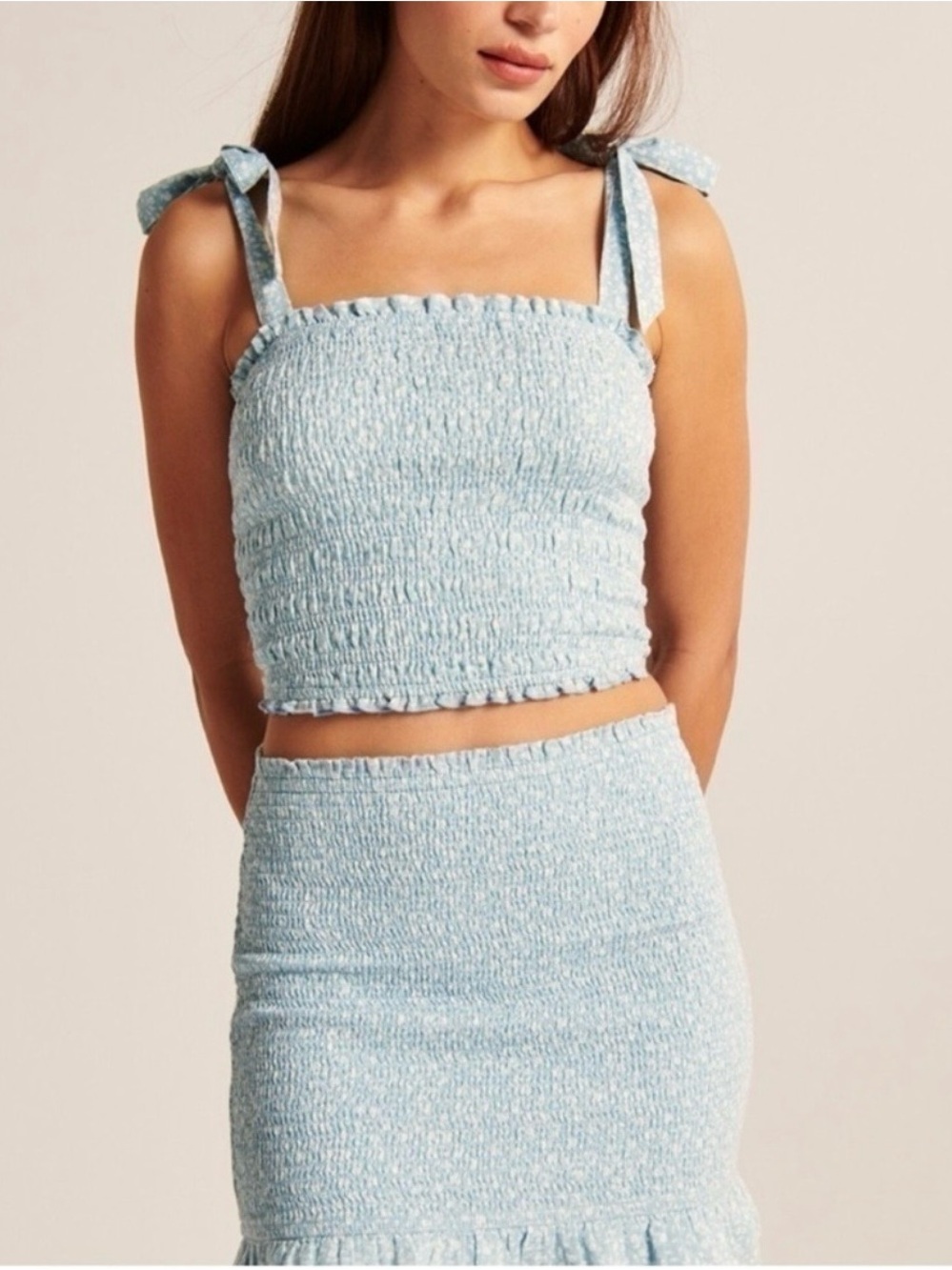 Abercrombie Smocked Skirt Set